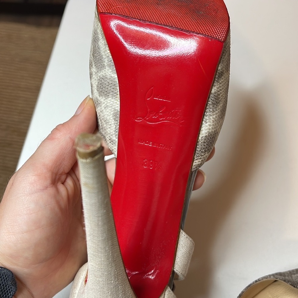 Christian Louboutin Boulima Heels Size 39 1/2 - Picture 6 of 15
